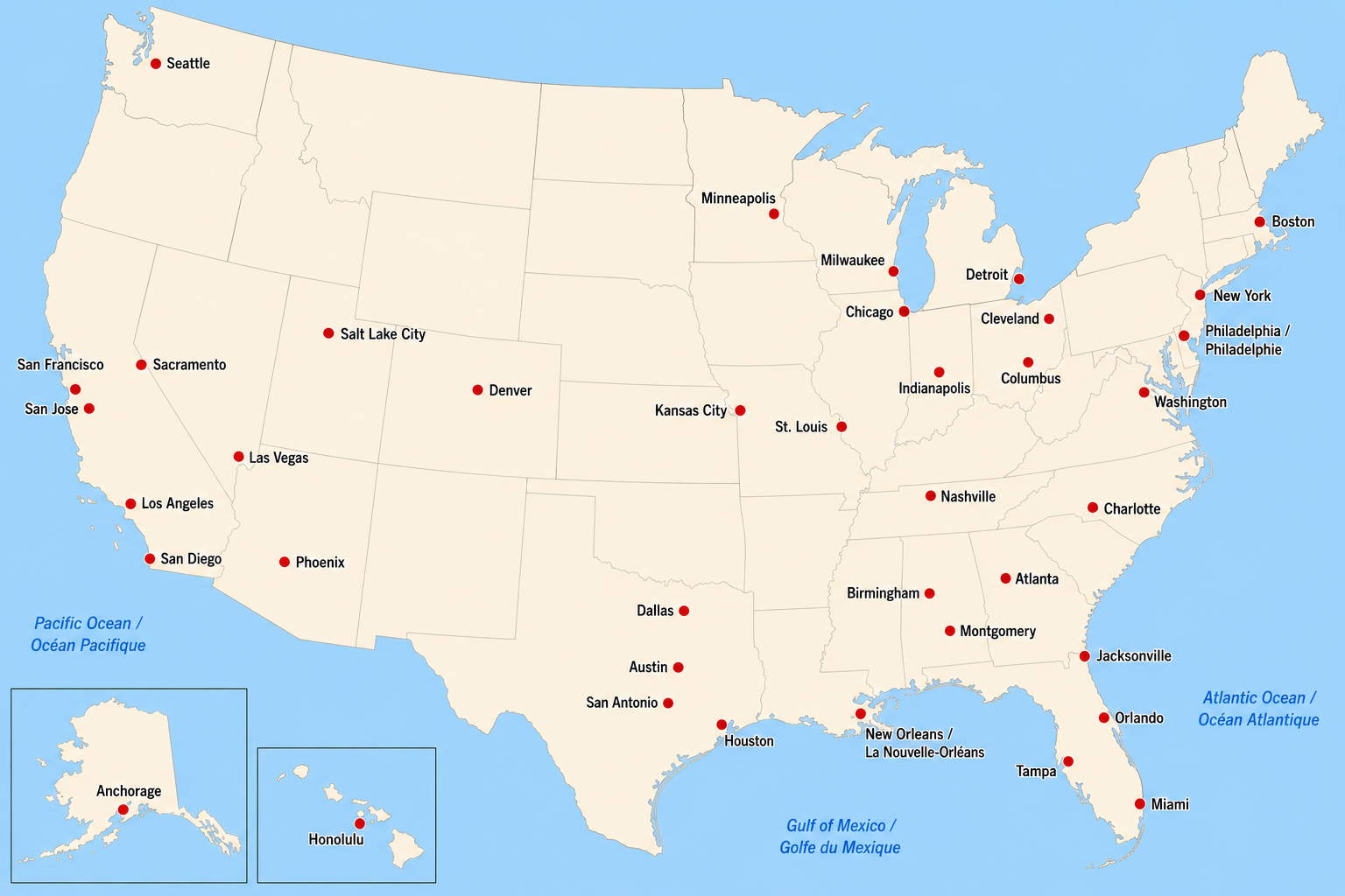 Situation de États-Unis