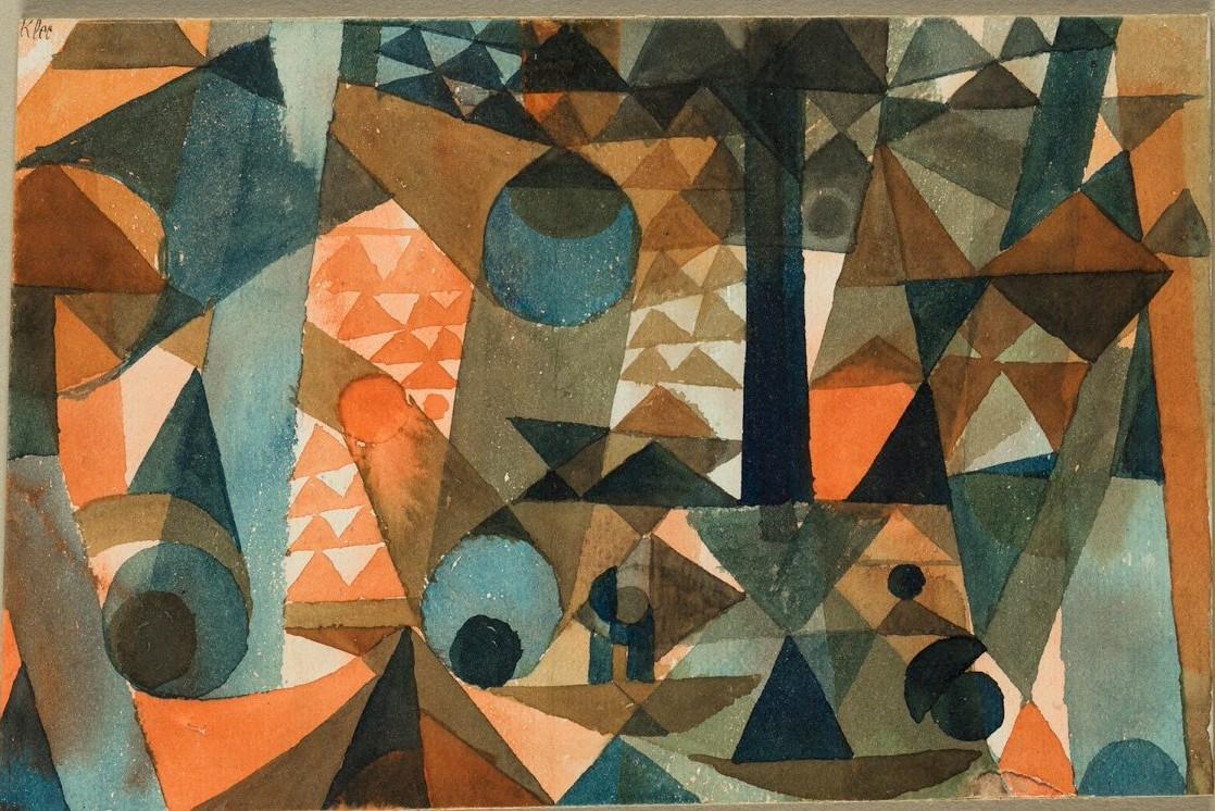 Translucencies, Orange-Blue